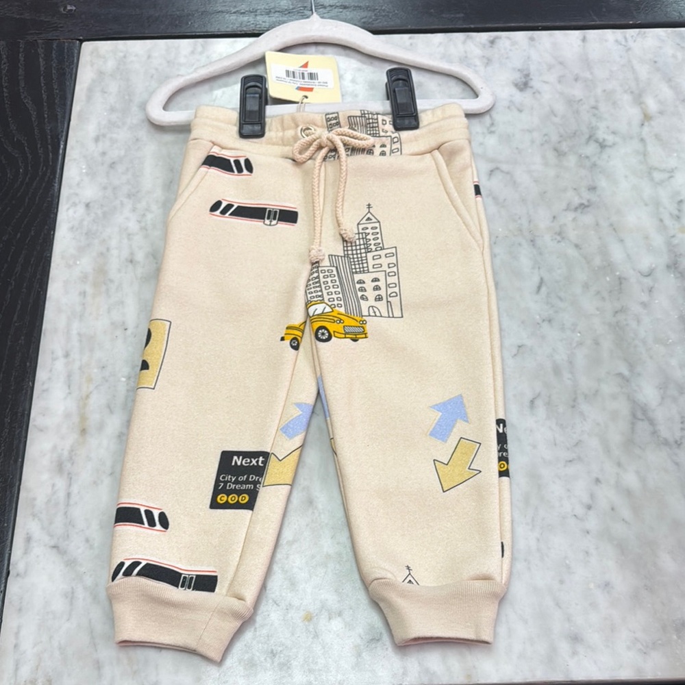 Next Cream and Yellow Sweatpants for Everyday Comfort